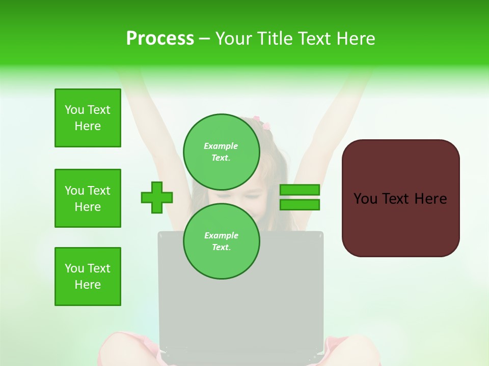 Computer Cheerful Outdoor PowerPoint Template
