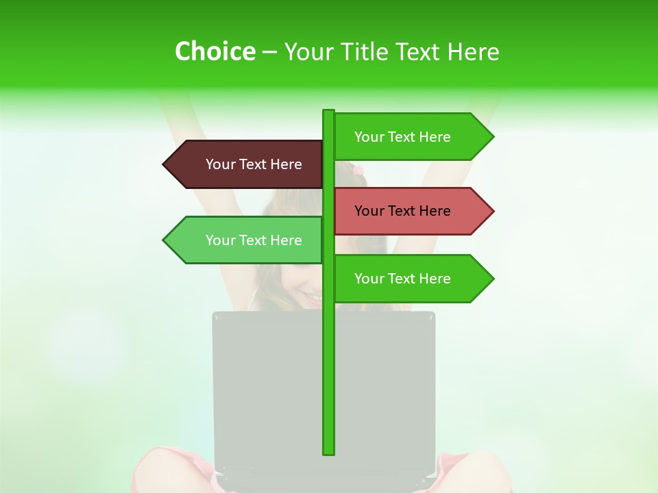 Computer Cheerful Outdoor PowerPoint Template