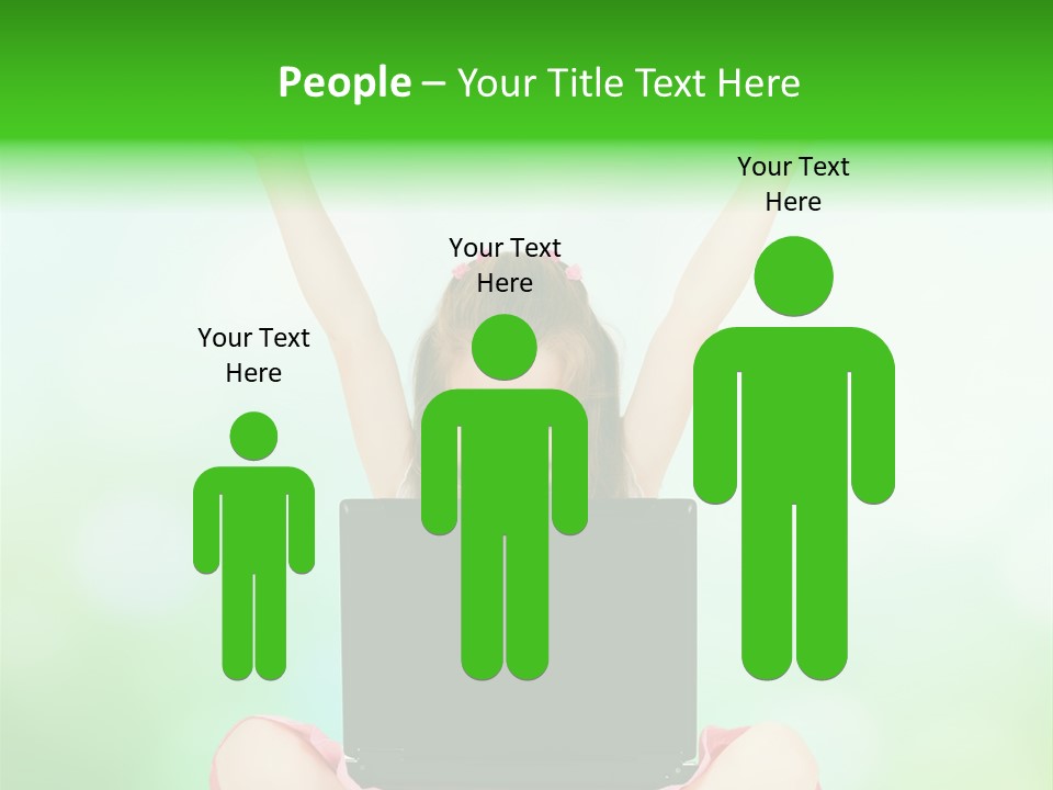 Computer Cheerful Outdoor PowerPoint Template