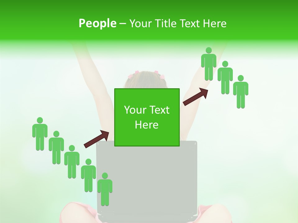 Computer Cheerful Outdoor PowerPoint Template