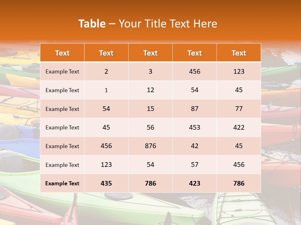 Fiberglass Recreational Fun PowerPoint Template