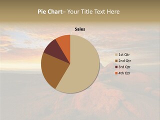 Drought Dawn Rock PowerPoint Template