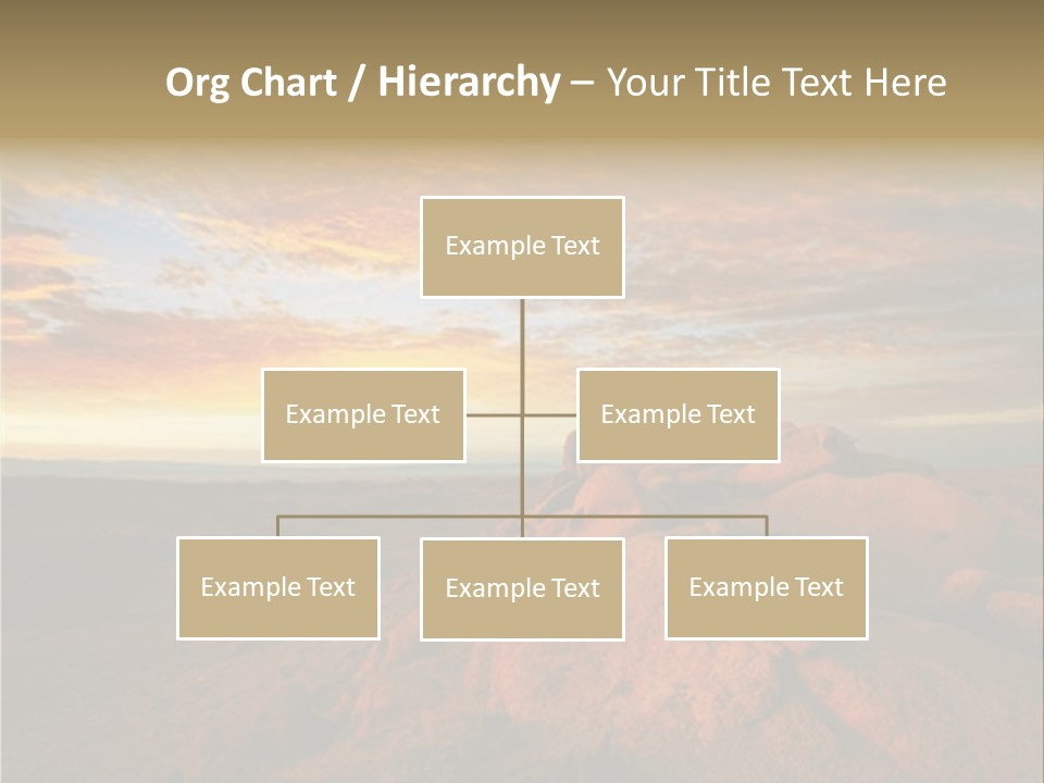 Drought Dawn Rock PowerPoint Template
