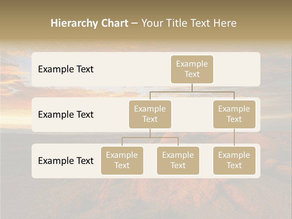 Drought Dawn Rock PowerPoint Template