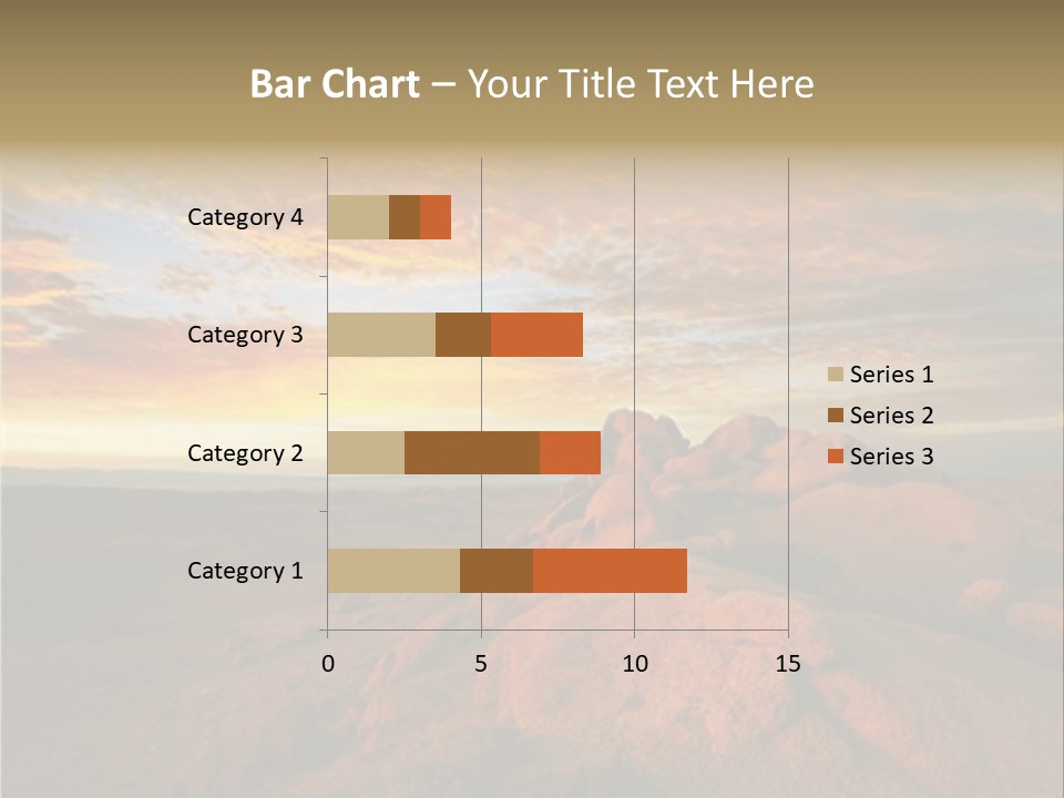 Drought Dawn Rock PowerPoint Template