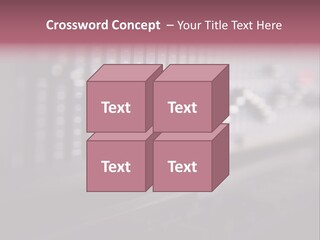 Equalizer Acoustic Button PowerPoint Template