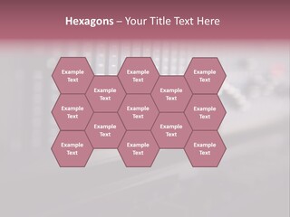 Equalizer Acoustic Button PowerPoint Template