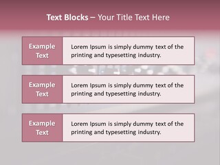Equalizer Acoustic Button PowerPoint Template