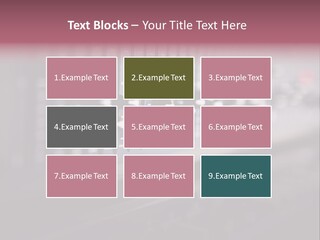 Equalizer Acoustic Button PowerPoint Template