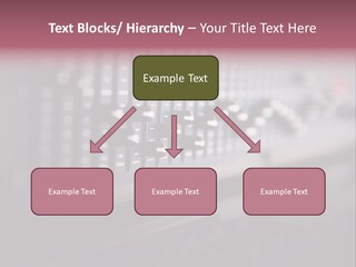 Equalizer Acoustic Button PowerPoint Template