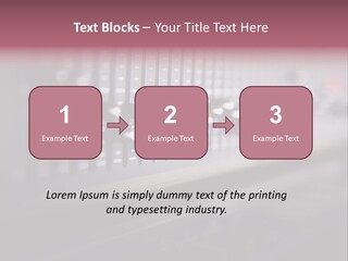 Equalizer Acoustic Button PowerPoint Template