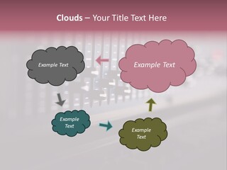 Equalizer Acoustic Button PowerPoint Template