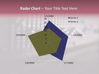 Equalizer Acoustic Button PowerPoint Template