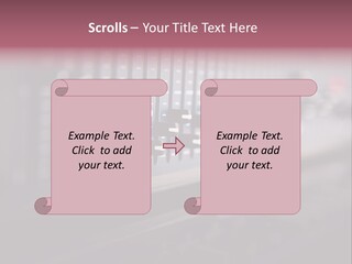 Equalizer Acoustic Button PowerPoint Template