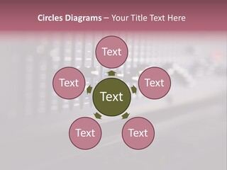 Equalizer Acoustic Button PowerPoint Template