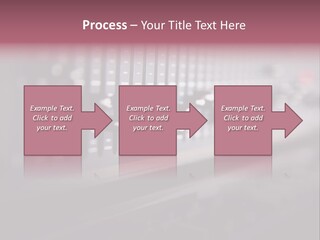 Equalizer Acoustic Button PowerPoint Template