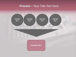 Equalizer Acoustic Button PowerPoint Template