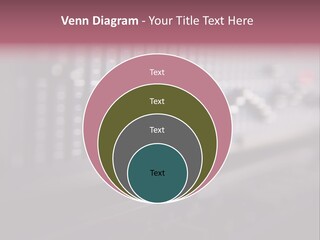 Equalizer Acoustic Button PowerPoint Template