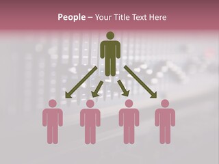 Equalizer Acoustic Button PowerPoint Template