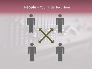 Equalizer Acoustic Button PowerPoint Template