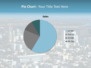 Aerial City Buildings PowerPoint Template