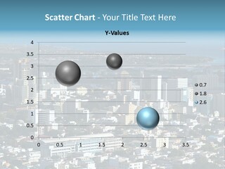 Aerial City Buildings PowerPoint Template