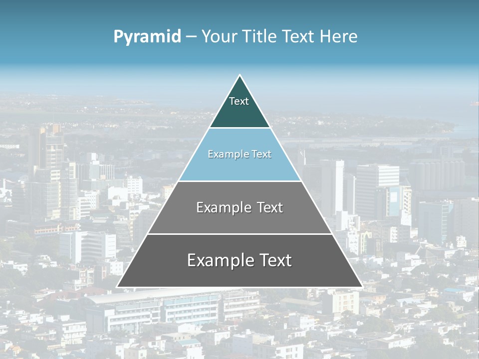 Aerial City Buildings PowerPoint Template
