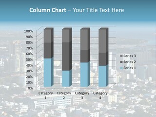 Aerial City Buildings PowerPoint Template