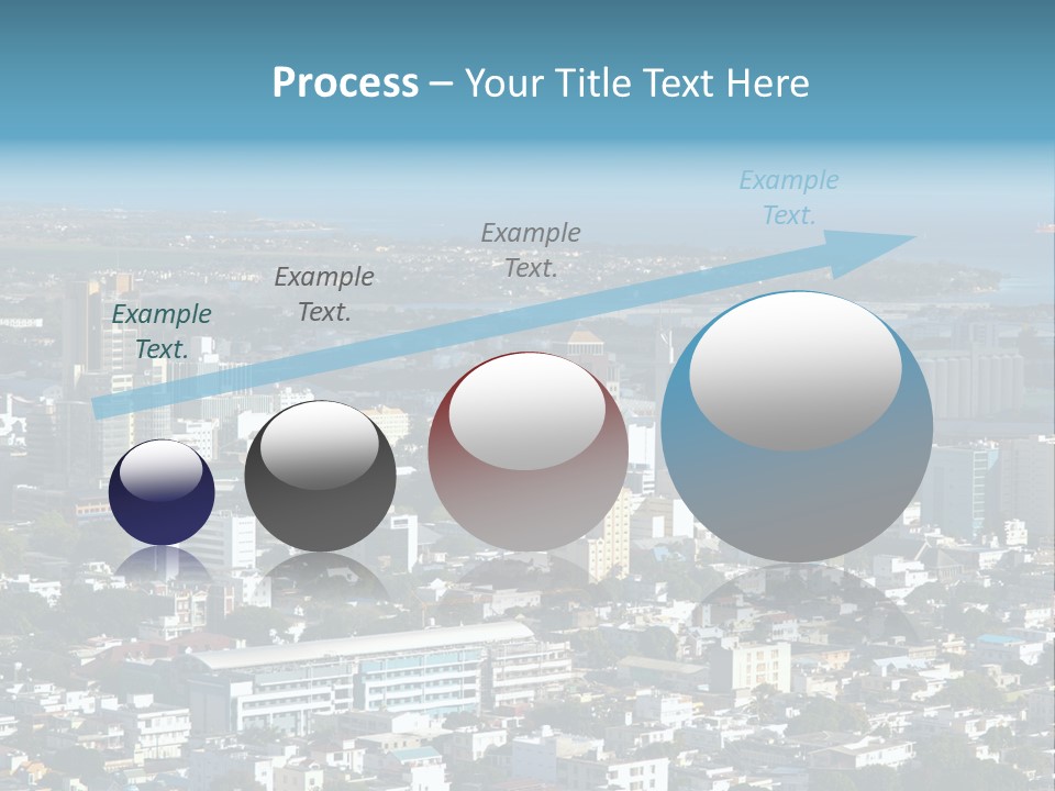 Aerial City Buildings PowerPoint Template