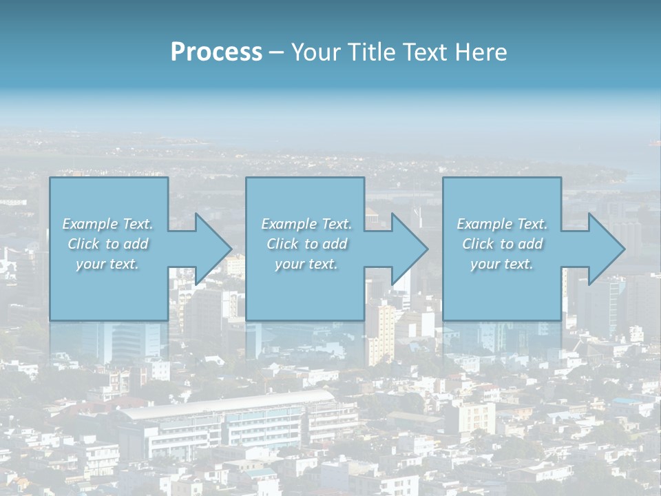 Aerial City Buildings PowerPoint Template