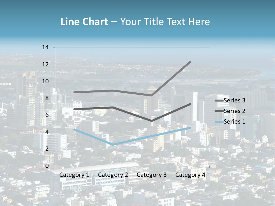 Aerial City Buildings PowerPoint Template