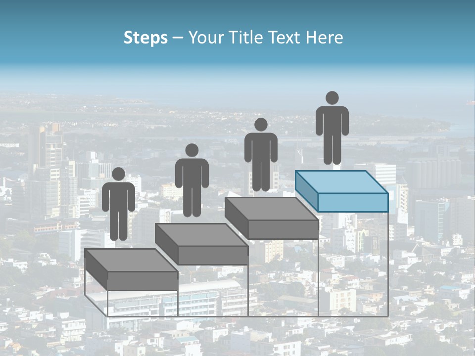 Aerial City Buildings PowerPoint Template