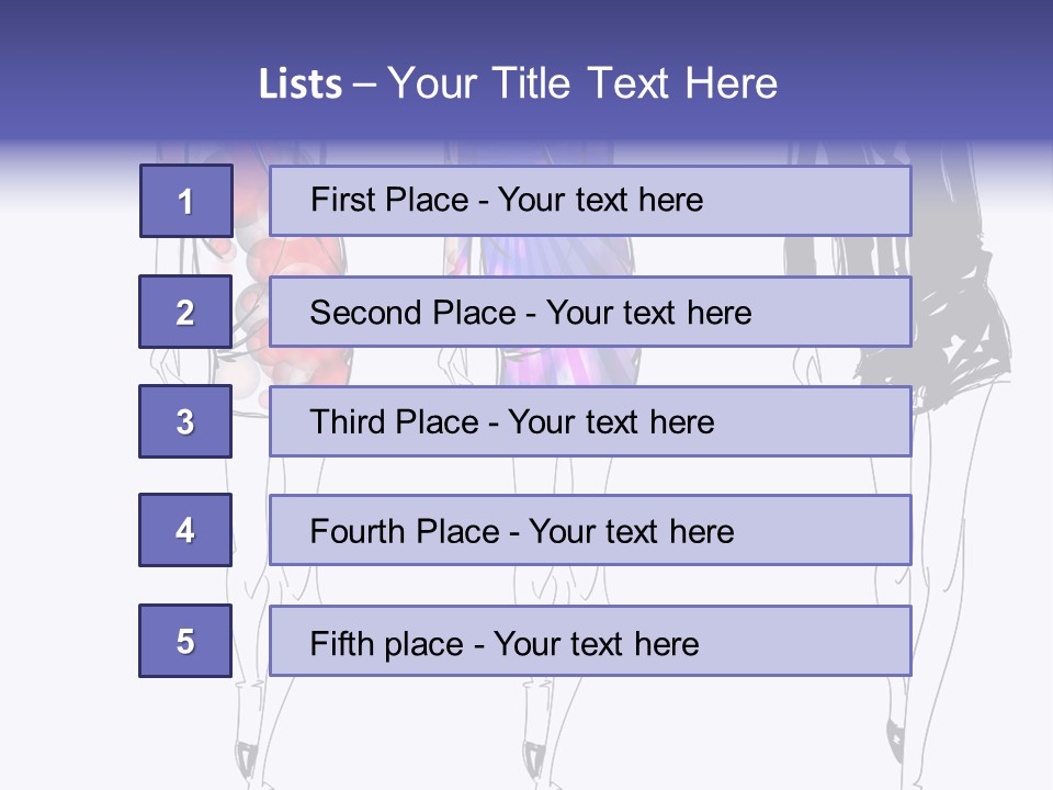 Dress Women Girls PowerPoint Template