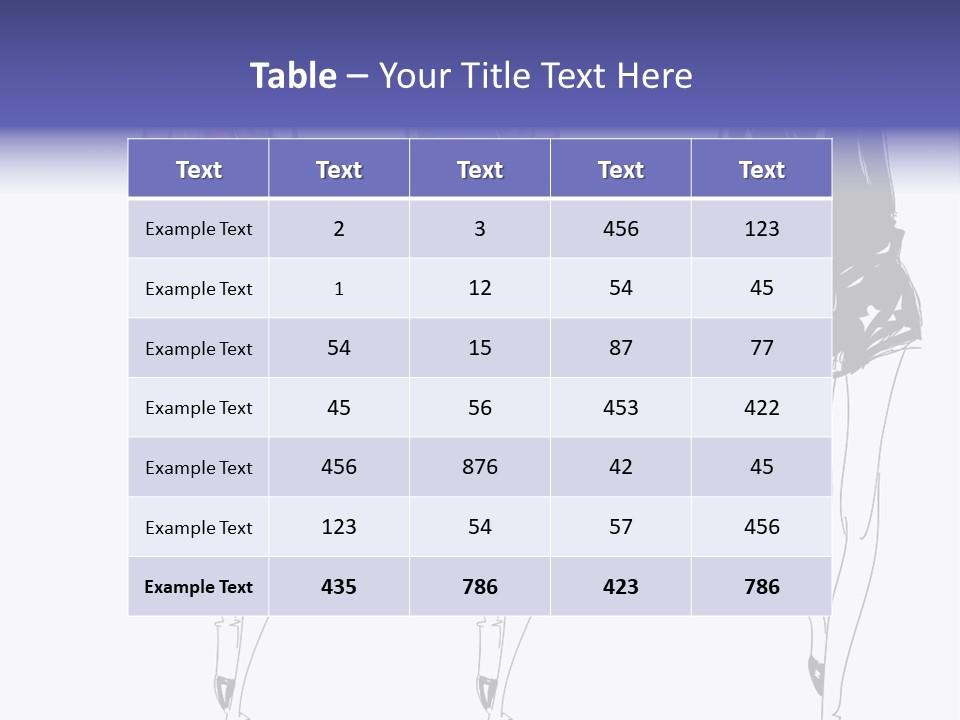 Dress Women Girls PowerPoint Template