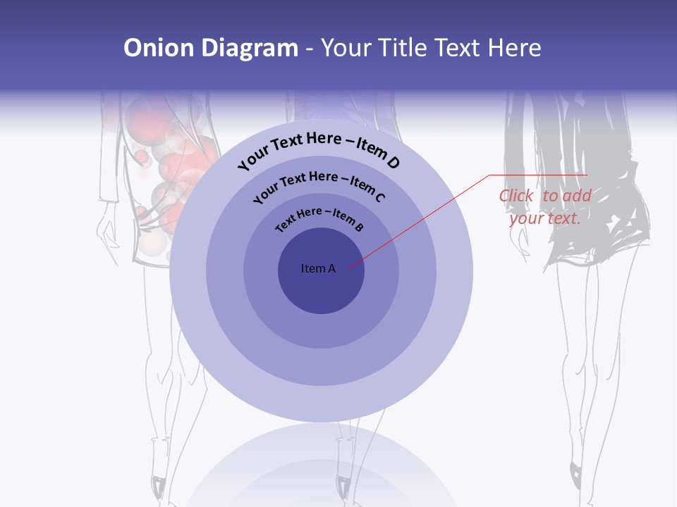 Dress Women Girls PowerPoint Template