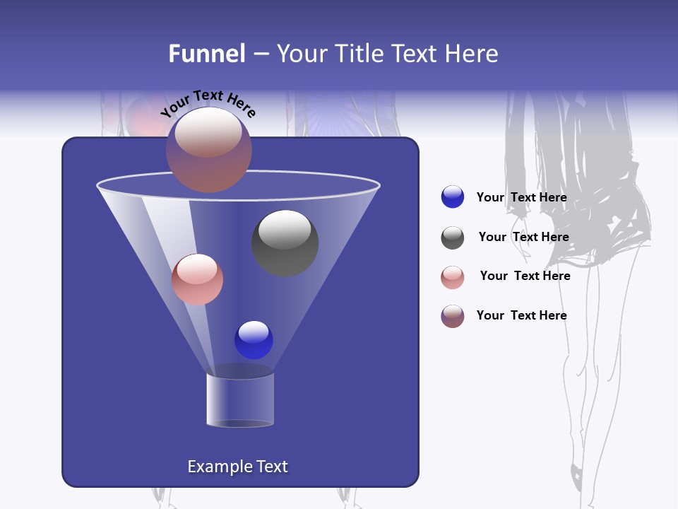 Dress Women Girls PowerPoint Template