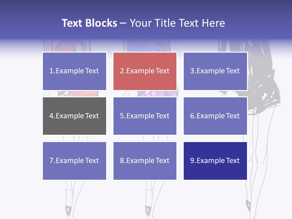 Dress Women Girls PowerPoint Template