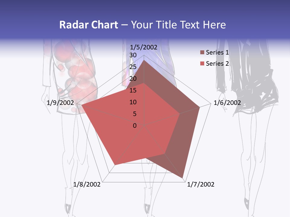 Dress Women Girls PowerPoint Template