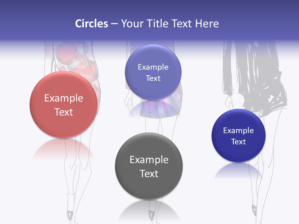 Dress Women Girls PowerPoint Template