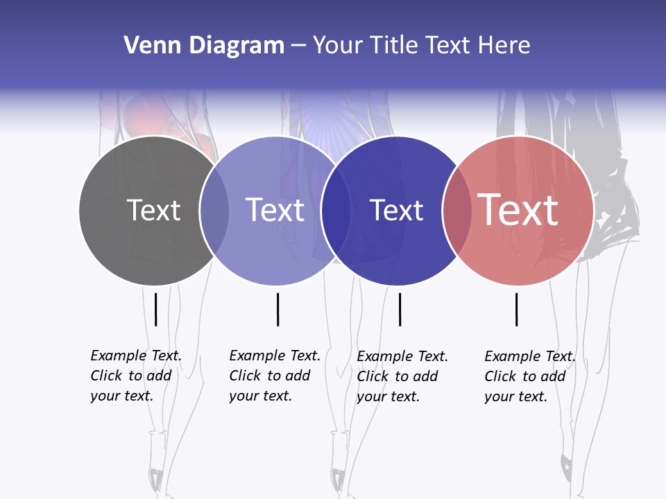 Dress Women Girls PowerPoint Template