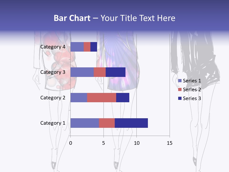 Dress Women Girls PowerPoint Template