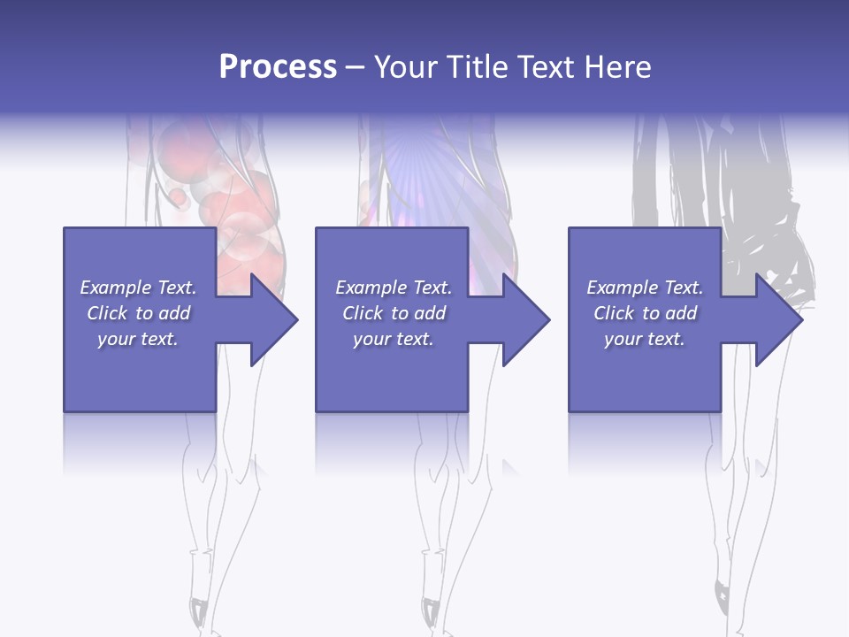 Dress Women Girls PowerPoint Template