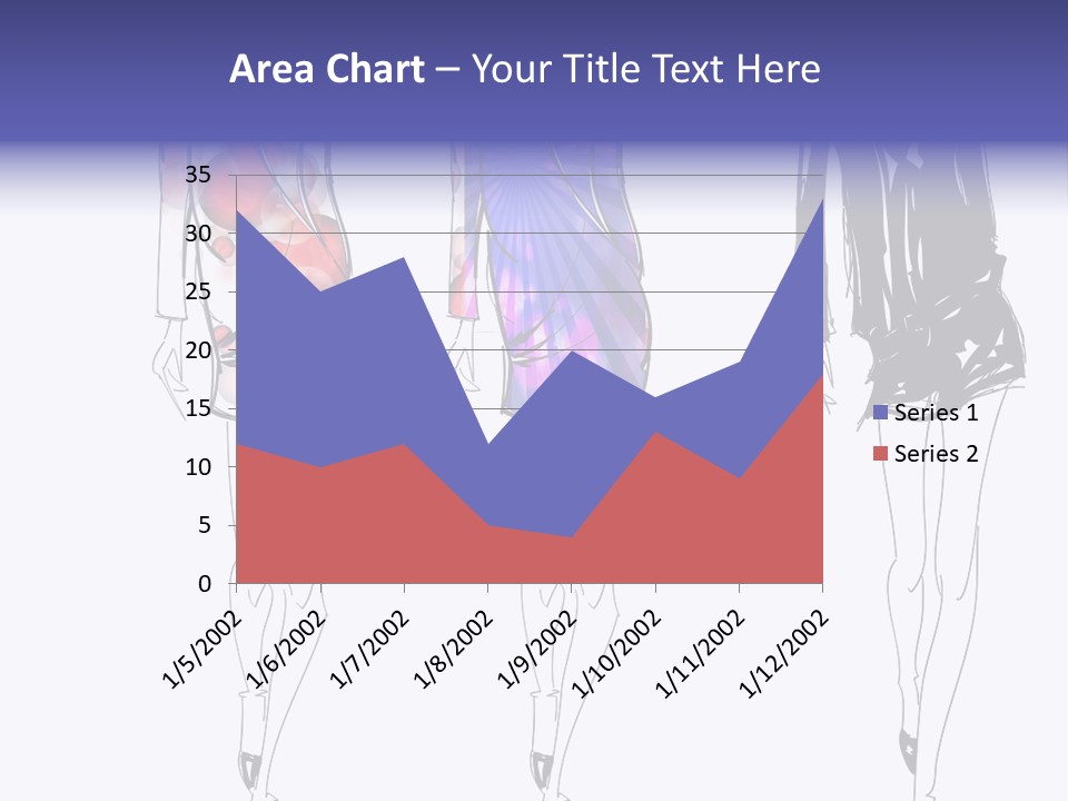 Dress Women Girls PowerPoint Template