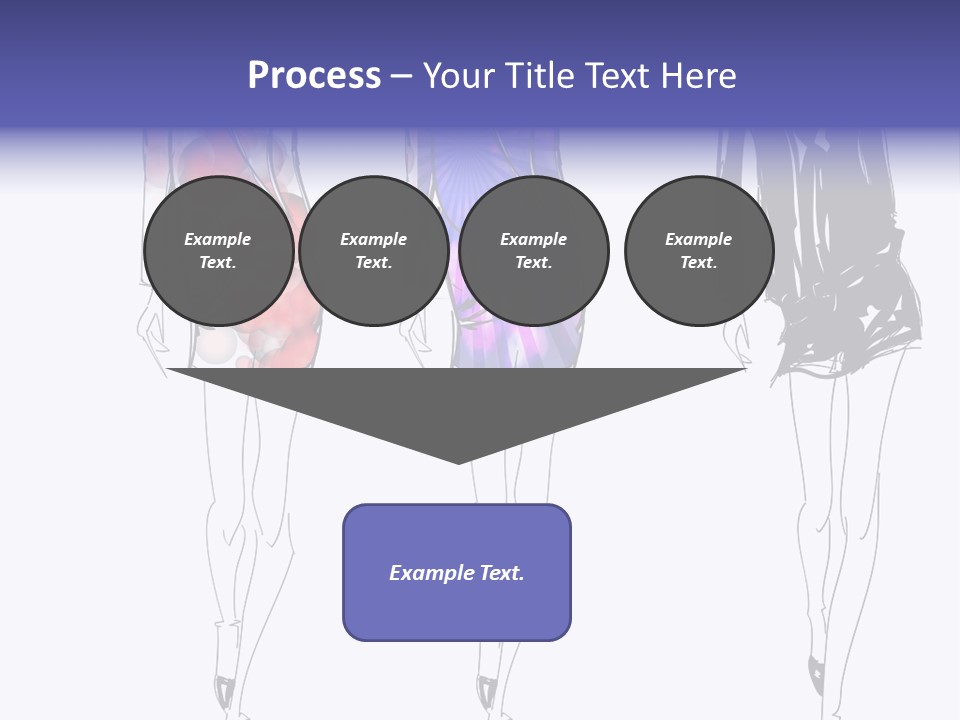 Dress Women Girls PowerPoint Template