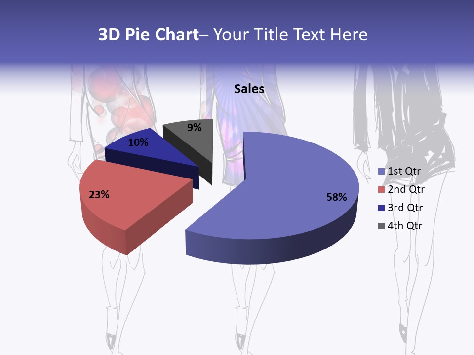 Dress Women Girls PowerPoint Template