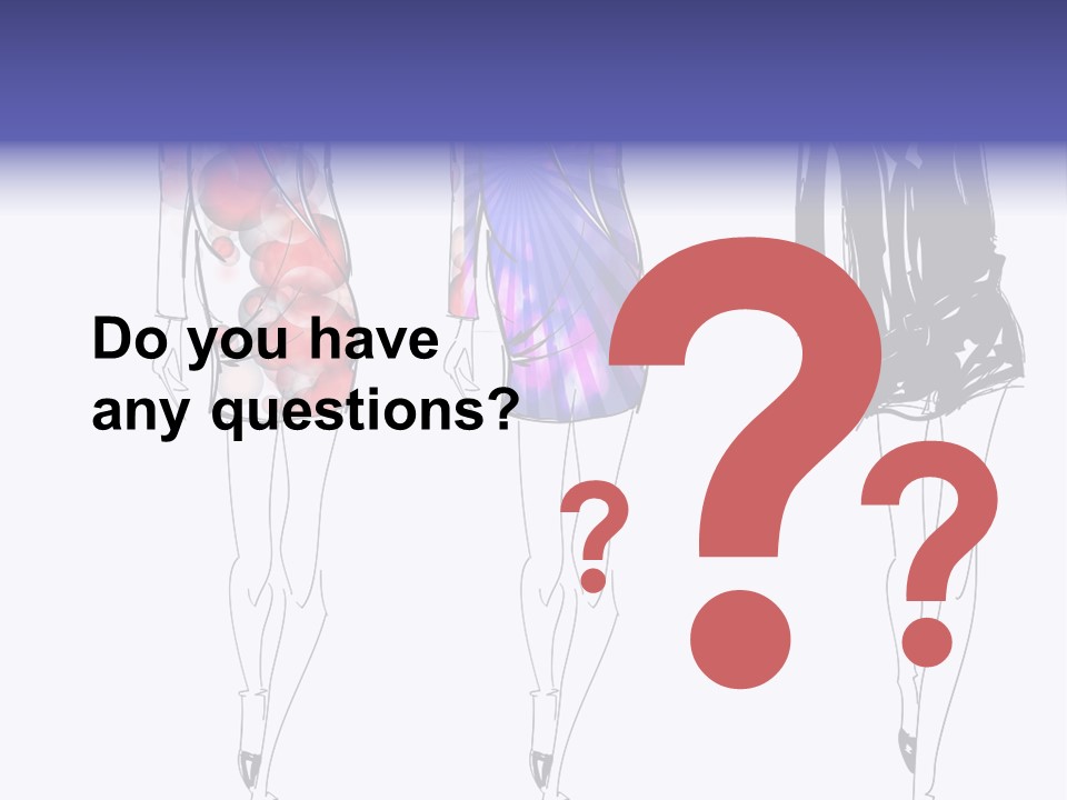 Dress Women Girls PowerPoint Template