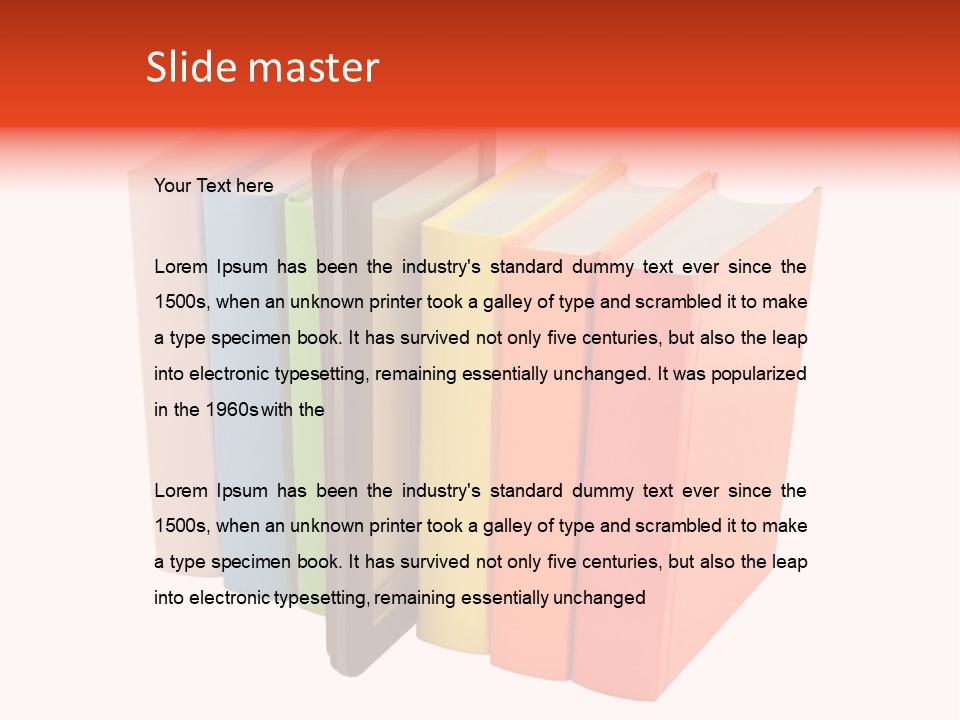 Electronic Book Learning Pen PowerPoint Template