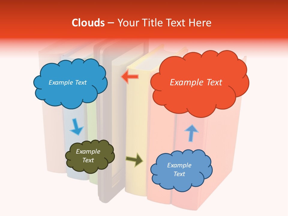 Electronic Book Learning Pen PowerPoint Template