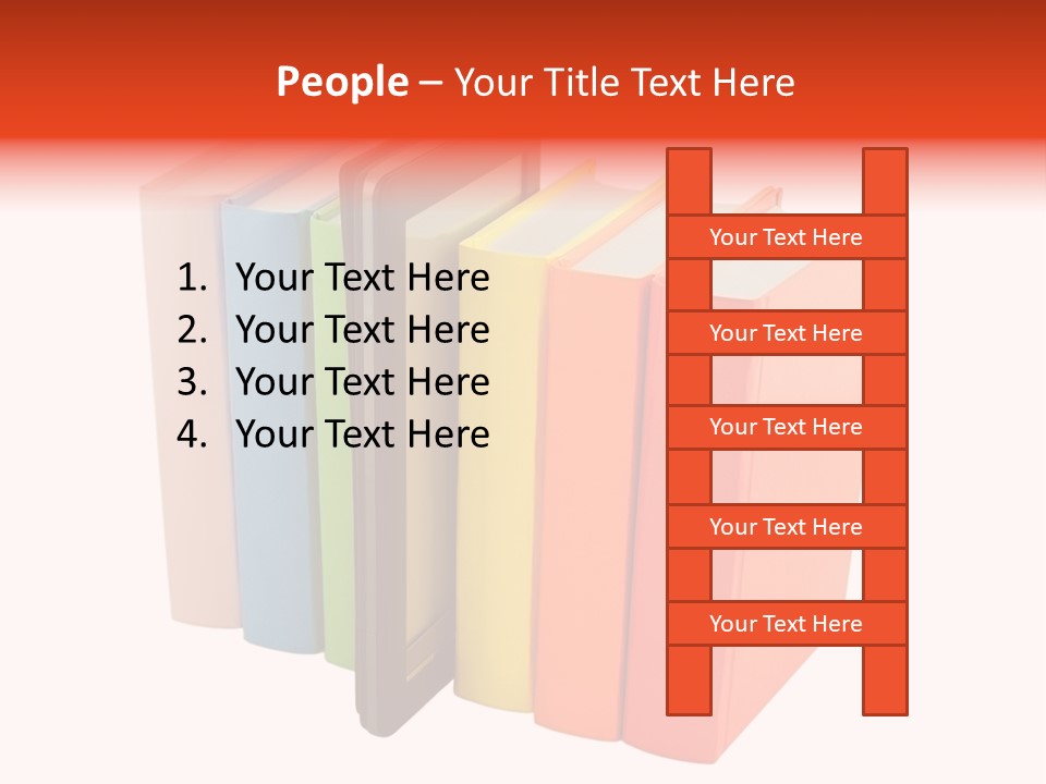 Electronic Book Learning Pen PowerPoint Template