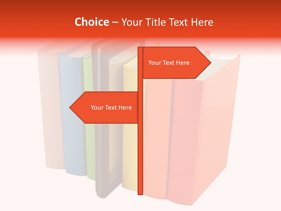 Electronic Book Learning Pen PowerPoint Template